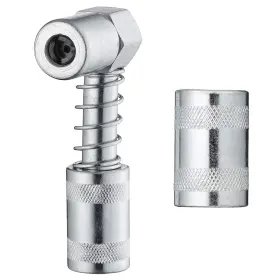 573188 Slippery Pete 90 Degree Grease Coupler Snaps On To Fittings In Tight S