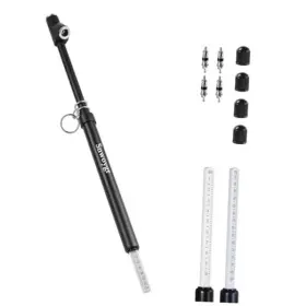 Snwoygr Global Trade Tirepressuregauge-001 12 Inches Dual Head Tire Pressure Gauge 10-150psi 1-10bar Easily Readable