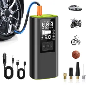 Somdarhk 726133313175 Tire Inflator Portable Air Compressor 150psi Pump For Car Tires With 750