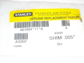 A3302 Stanley Shim 3pc Assembly Tools New Old Stock