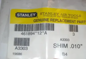 A3303 Stanley Shim 3pc Assembly Tools New Old Stock