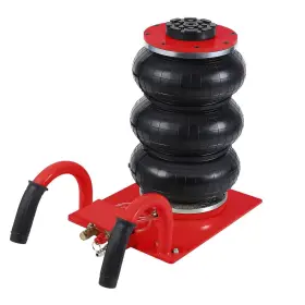 Tropow 967719407244 3-ton Red Pneumatic Car Jack 6600lbs Heavy-duty Air Lift For Suvs And Mini