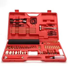 Tuffman Tools 656114539563 Tools- Universal Gun Cleaning Kit With Mat And Travel Case For Al