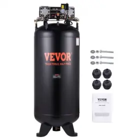 Fb3500-10a300 Vevor 80 Gallon Air Compressor 6.5hp 15.5scfm 90 Psi 2-stage 145psi Oil Free Sta