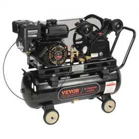 V-0.25 Vevor 7hp Gas Powered Air Compressor 13.2 Gallon Horizontal Tank
