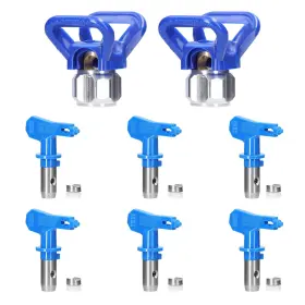 Weytoll Fbr9369872607597hc Reversible Paint Spray Tips Kit Airless Sprayer Nozzle Accessories
