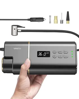 Yantu 741157206845 Portable Air Compressor Tire Inflator 150 Psi Wired Electric Car Pu