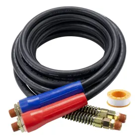 Yc-hc8073 Yiachuii 15 Ft Air Line Hose Assembly Set Straight Heavy Duty Power Hoses For Trai