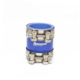 Yuxin 745994784306 Silicone 4-ply Straight Coupler Hose With T-clamp 34mm Blue