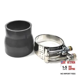 Zevaroy Direct 758510915993 Id 2.5 Inch To 3 Coupler Straight Silicone Hose Clamps Kit 63mm 76mm 4-ply