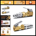 Safelife Brass Closed Flow Tire Inflator Chuck With Clip New. Price: $21.99.