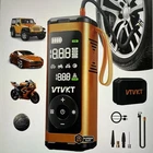 Tire Inflator Portable Air Compressor, 150PSI, Fast, Rechargeable 12000MAH New. Price: $59.95.