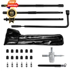 Yqcso Spare Tire Removal Tool Kit Lug Wrench Handle Replacement Black New. Price: $47.99.