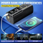 Rechargeable Inflator Portable Air Compressor For Car Tires, 150PSI Batt... New. Price: $85.10.