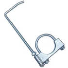 Carotupy Universal Exhaust Clamp With Hanger, Muffler 2", Silver New. Price: $19.54.
