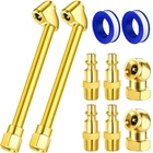 2 Pack Heavy Duty Air Chuck SET-1/4 Inch Female Npt Closed Ball... New. Price: $19.99.