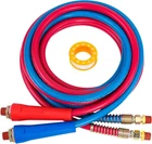 12FT Semi Truck Air Line Assembly Red & Blue Rubber Hoses Dot Fittings Set New. Price: $70.68.