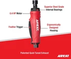 Aircat Pneumatic Tools 6200: .4 Hp Mini Straight Die Grinder 20,000 Rpm New. Price: $77.89.