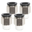 Rapidair 50100 3/8" Male Npt 1/2" Tubing Straight Push Lock Fitting 4 Pack New. Price: $34.95.