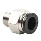 50100 3/8" Male Npt 1/2" Tubing Straight Push Lock Fitting New. Price: $13.95.
