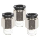 Rapidair 50100 3/8" Male Npt 1/2" Tubing Straight Push Lock Fitting Pack New. Price: $26.95.