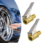 2-PACK Brass Tire Air Chuck, Locking Quick Connect Inflator Hose Adapter, No Lea New. Price: $7.93.