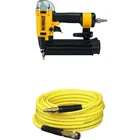 Dewalt Pneumatic 18-GAUGE Brad Nailer And 50 Ft. X 1/4 In. Air Hose New. Price: $119.95.