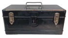 Vintage Climax Hamilton Metal Products Black Fishing Tackle Tool Sewing Box. Price: $29.95.