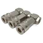 Way 1/4" Universal Air Coupler Manifold Distribution Block 360 Degree Swivel New. Price: $18.97.