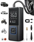 Powools Cordless Tire Inflator 150PSI Portable Air Large Capacity, Blue New. Price: $46.32.