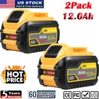 2X 12.0AH Battery For Dewalt 20V 60V DCB612 Flexvolt Li-ion DCB609-2 New. Price: $84.99.