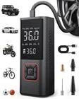 Powools Cordless Tire Inflator 150PSI Portable Air Large Capacity, Red New. Price: $76.69.