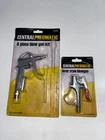 Central Pneumatic Blow Gun Item 68260 + 68263 Lever Style Set Of Used. Price: $20.00.