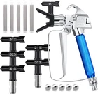 12 Pcs Airless Paint Sprayer Gun With Nozzle Guard Tips And New. Price: $30.98.