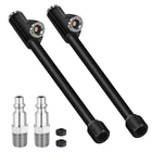 6.2 Extended Dual Head Air Chuck, 2-WAY Connection Closed 1/4" Fnpt Tire New. Price: $34.78.