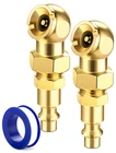 Lumiteco 2-PACK Ball Foot Air Set, 1/4" Fnpt New. Price: $10.50.