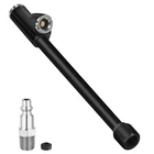 Wncgc Air Chuck 6.2 1/4" Fnpt Extended Dual Head Closed Tire Pack, Black New. Price: $14.59.