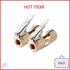 Czc Auto Heavy Duty Brass Air Chuck, Closed Flow Straight Tire With Lock-o New. Price: $10.98.