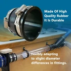 2-1/2" Dust Control Flex Cuff 70148 Hose Connector Ports With Clamps, Fits For New. Price: $16.98.