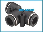 Rapidair Compressed Tubing Piping 1/2" Tee Fitting Push Lock 50200 New. Price: $9.93.