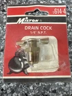 Milton 1/4" Npt Brass Drain Cock New. Price: $8.99.
