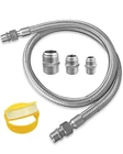 Vaticas Universal Industrial Grade Compressor Jumper Hose 1/2" Npt Male X... New. Price: $37.99.