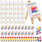 24 Pack Mini Canvas Painting Kit Acrylic Set Panels And Easel Pain... New. Price: $55.24.