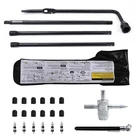 Yqcso Spare Tire Removal Tool Lug Wrench Kit, Black New. Price: $40.46.