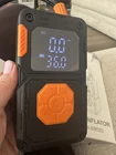 Tire Inflator Portable Air Compressor, 4X Fast 150PSI Cordless Mini, Orange New. Price: $55.00.