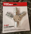 Hyper Tough 3-WAY 1/4" Air Manifold With Quick Connect Couplers New. Price: $14.99.