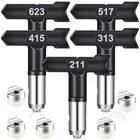 5 Pcs Tips Reversible Nozzles For Airless Paint Sprayer Guns... New. Price: $27.16.