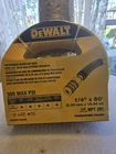 Dewalt DWFP1450D 1/4" X Ft Pvc/rubber Air Hose 300 Psi Male Thread New. Price: $44.29.
