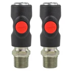 Prevost Push Button Automotive Style Truflate Coupler USI061253 1/2" Npt Pack New. Price: $64.95.