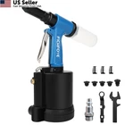 Fichfoye Heavy Duty Pneumatic Rivet Gun, 4000LBF Air 5 Nozzles, Blue New. Price: $104.18.